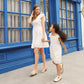 Amelie - Weißes Broderie Anglaise Kleid
