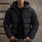 Herren winter-steppjacke mit kapuze – warm und bequem