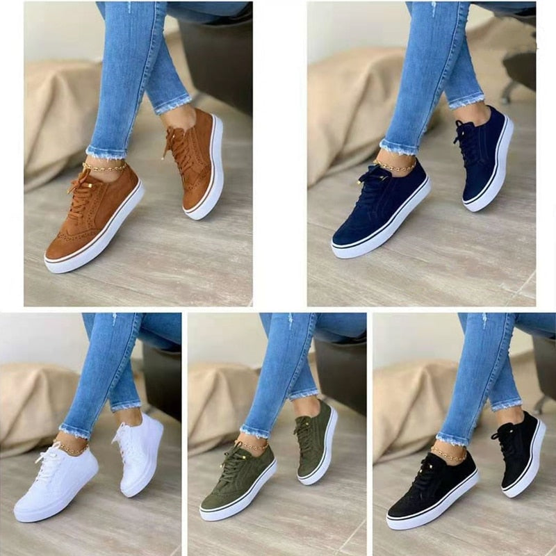 Ava - orthopädischer eleganter schwarzer sneaker