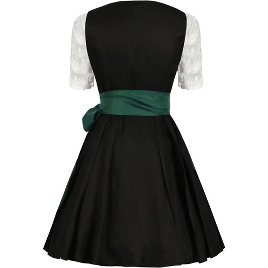 Courtney | dirndl kleid mit blumenstickerei und taftschürze für frauen