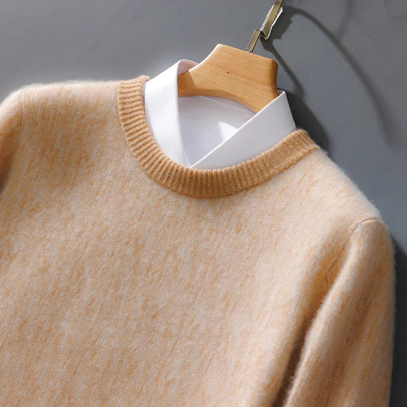 Kaschmir hellblauer pullover - Elise