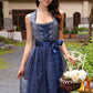 Aries | dirndl kleid mit glanzschürze und spitzenmieder für frauen