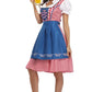 Kortright | dirndl kleid mit karomuster und kontrastschürze für frauen