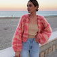 Frances - gestreifter offener pullover