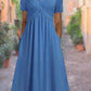 Sommerkleid mit V-ausschnitt - Selby