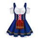 Aubriella | mini-dirndl kleid mit zierborte und schnürung für frauen
