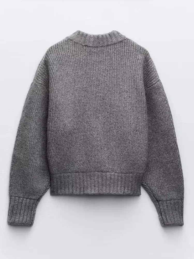 Mia strickjacke mit reißverschluss – damen