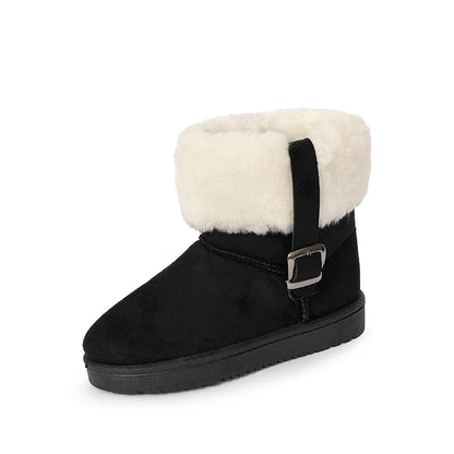 Schwarze Winter-Snowboots – Anna