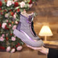 Wasserdichte Schnürstiefel Weiß - Stella
