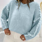 Warmer Strickpullover Weiß - Livia