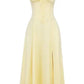 Blumiges - bustierkleid mit mittlerer taille