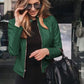 Nadia | taillierte jacke aus kunstleder