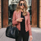 Nadia | taillierte jacke aus kunstleder
