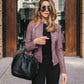 Nadia | taillierte jacke aus kunstleder