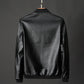 Schwarze Vegane Lederjacke - Liam