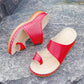 Fiona – Rote Komfort-Sandalen