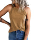 Anna - Schwarzes Basic-Tanktop