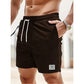 Leo - Schwarze Cord-Shorts mit Schnürung