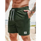 Leo - Schwarze Cord-Shorts mit Schnürung