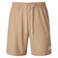 Leo - Schwarze Cord-Shorts mit Schnürung