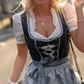 Trachtenkleid damen mit schürze und bluse
