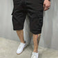 Niko - Schwarze Cargo-Shorts Urban