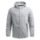 Herren outdoor-jacke mit kapuze – leichter allrounder