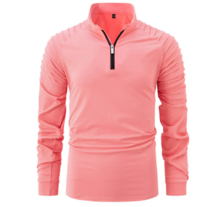 Herren langarm-half-zip pullover winter – komfortabler strick für kalte tage