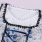 Gemini | dirndl kleid mit blumenprint und schnürmieder für frauen