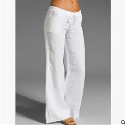 Weiße leinenhose - Anna