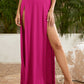 Viviana - Feuriger Maxi-Schlitzrock