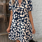 Zoe - Leopardenmuster A-Linien Kleid