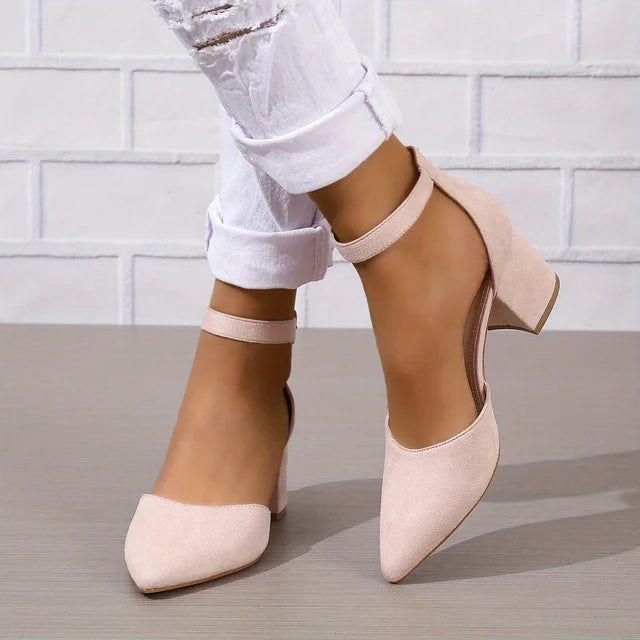 Bella - Beigefarbene Damen-Pumps