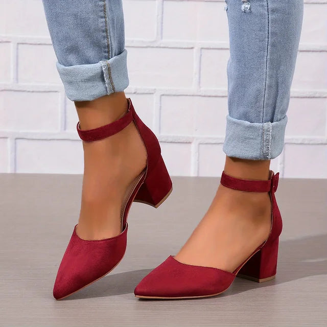 Bella - Beigefarbene Damen-Pumps