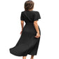 Grünes - wickelkleid laura