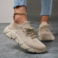 Beige Sneaker mit Struktur – Ella