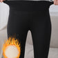 Schwarze Thermo-Leggings mit Fleece – Clara