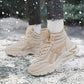 Beige Winter Ankleboots Damen - Emma