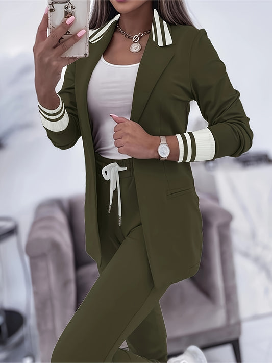 Olivgrüne Eleganz-Hose - Victoria