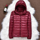 Stylischer, Bunter Wintermantel Damen – Rosa