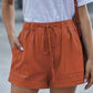 Lässige Grüne Shorts mit Kordelzug - Emily