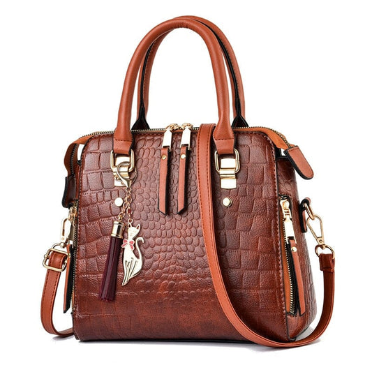 Fiona - Schwarze Schultertasche