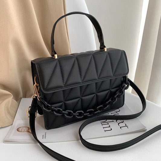 Eva - Elegante Schwarze Handtasche