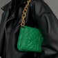 Zoe - Grüne Crossbody-Tasche mit Steppmuster
