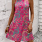 Pinkes Kleid mit Paisley-Muster - Lena