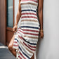 Gestreiftes Kleid Mehrfarbig - Clara