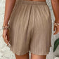 Schwarze Plissee Shorts - Lara