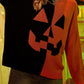 Orange-schwarzer Halloween-Pullover - Sophie
