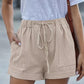 Lässige Grüne Shorts mit Kordelzug - Emily