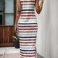 Gestreiftes Kleid Mehrfarbig - Clara
